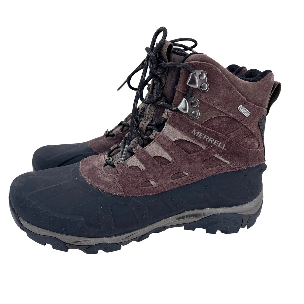 Merrell Moab Polar Waterproof Hiking Boots Mens 10 Espresso J21147
